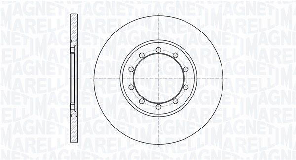 MAGNETI MARELLI Тормозной диск 361302040333